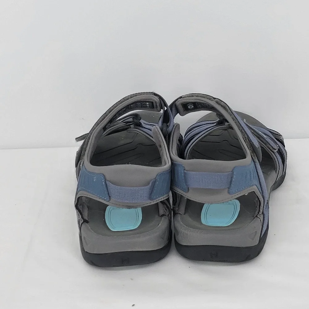 Teva Tirra Blue Grey Strappy Athletic Hiking Water Sandals 4266 Womens 10